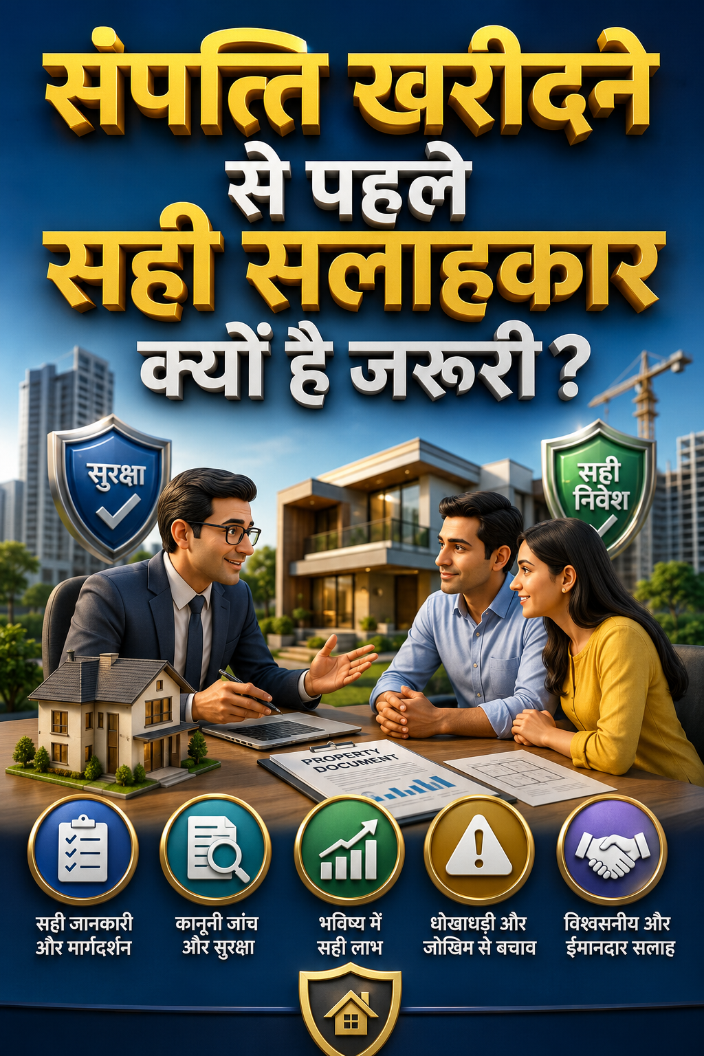 संपत्ति खरीदने से पहले संपत्ति खरीदने से पहले सही सलाह