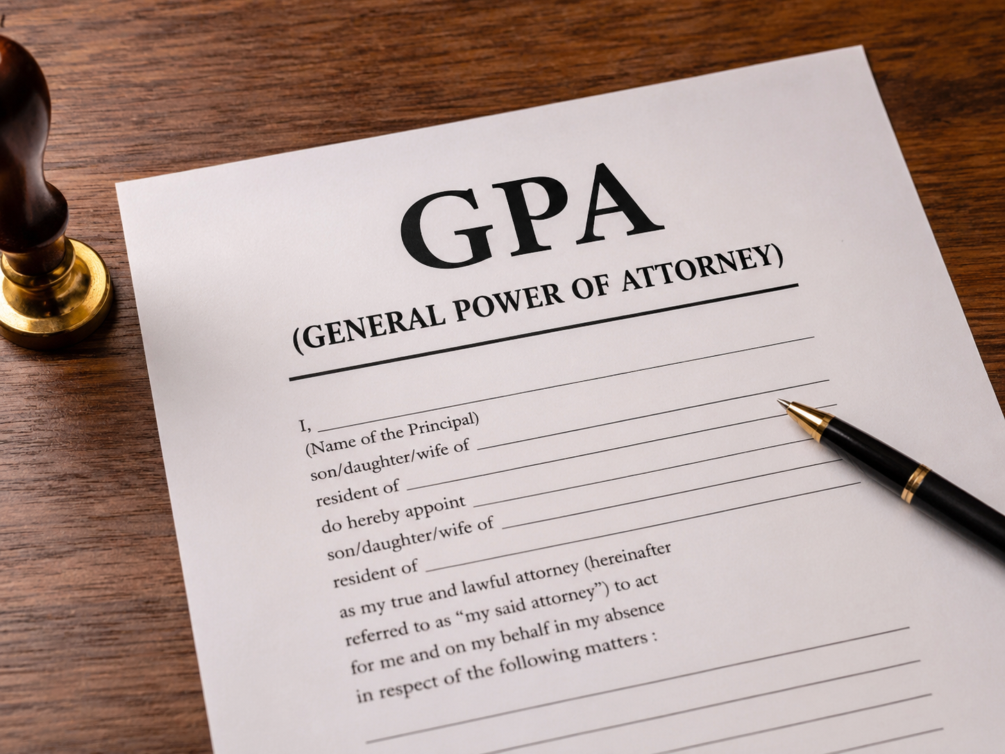Genral power of attorney