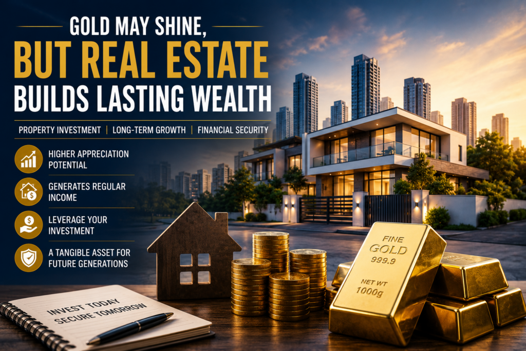 Beyond Gold: Why Smart Investors Choose Real Estate