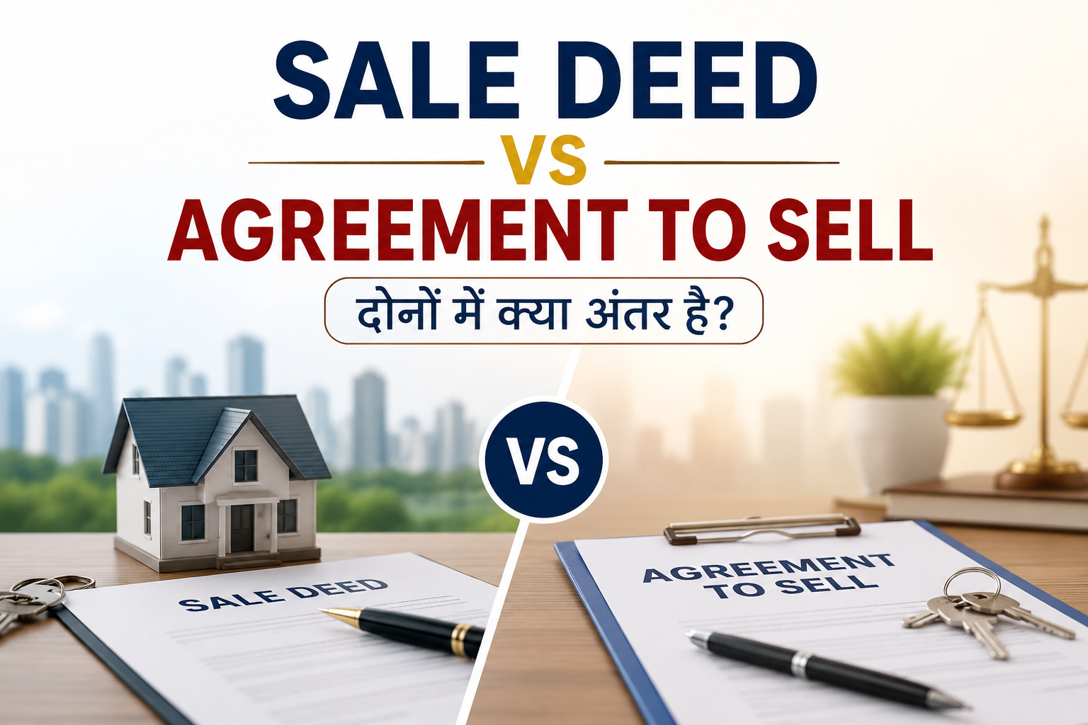 Sale deed vs sale agreements